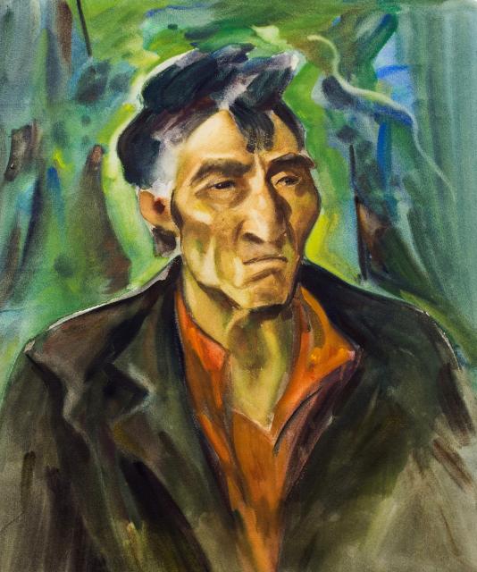 Кирчанов А.Н. Ветеран войны шорец Арбачаков. 1980 Кирчанов А.Н. Ветеран войны шорец Арбачаков. 1980